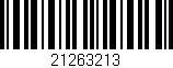 Código de barras (EAN, GTIN, SKU, ISBN): '21263213'