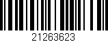 Código de barras (EAN, GTIN, SKU, ISBN): '21263623'