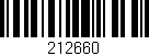 Código de barras (EAN, GTIN, SKU, ISBN): '212660'