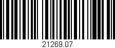 Código de barras (EAN, GTIN, SKU, ISBN): '21269.07'