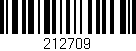 Código de barras (EAN, GTIN, SKU, ISBN): '212709'