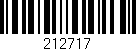 Código de barras (EAN, GTIN, SKU, ISBN): '212717'