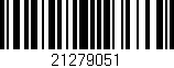 Código de barras (EAN, GTIN, SKU, ISBN): '21279051'