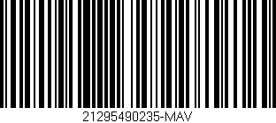Código de barras (EAN, GTIN, SKU, ISBN): '21295490235-MAV'