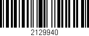 Código de barras (EAN, GTIN, SKU, ISBN): '2129940'