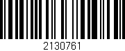 Código de barras (EAN, GTIN, SKU, ISBN): '2130761'