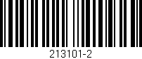 Código de barras (EAN, GTIN, SKU, ISBN): '213101-2'