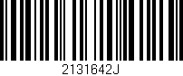 Código de barras (EAN, GTIN, SKU, ISBN): '2131642J'