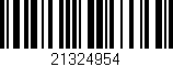 Código de barras (EAN, GTIN, SKU, ISBN): '21324954'