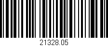 Código de barras (EAN, GTIN, SKU, ISBN): '21328.05'