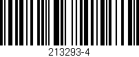 Código de barras (EAN, GTIN, SKU, ISBN): '213293-4'