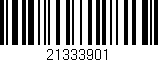 Código de barras (EAN, GTIN, SKU, ISBN): '21333901'