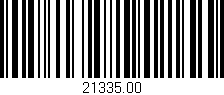 Código de barras (EAN, GTIN, SKU, ISBN): '21335.00'