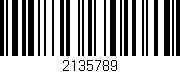 Código de barras (EAN, GTIN, SKU, ISBN): '2135789'