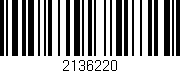 Código de barras (EAN, GTIN, SKU, ISBN): '2136220'