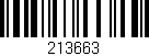 Código de barras (EAN, GTIN, SKU, ISBN): '213663'