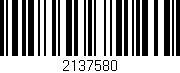 Código de barras (EAN, GTIN, SKU, ISBN): '2137580'