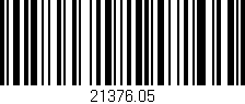 Código de barras (EAN, GTIN, SKU, ISBN): '21376.05'
