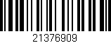 Código de barras (EAN, GTIN, SKU, ISBN): '21376909'