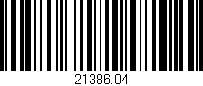 Código de barras (EAN, GTIN, SKU, ISBN): '21386.04'