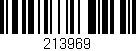 Código de barras (EAN, GTIN, SKU, ISBN): '213969'