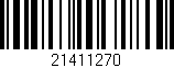 Código de barras (EAN, GTIN, SKU, ISBN): '21411270'