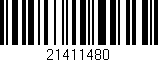 Código de barras (EAN, GTIN, SKU, ISBN): '21411480'