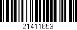 Código de barras (EAN, GTIN, SKU, ISBN): '21411653'
