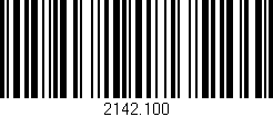 Código de barras (EAN, GTIN, SKU, ISBN): '2142.100'
