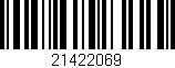 Código de barras (EAN, GTIN, SKU, ISBN): '21422069'