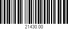 Código de barras (EAN, GTIN, SKU, ISBN): '21430.00'