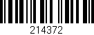 Código de barras (EAN, GTIN, SKU, ISBN): '214372'