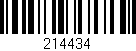 Código de barras (EAN, GTIN, SKU, ISBN): '214434'