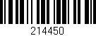 Código de barras (EAN, GTIN, SKU, ISBN): '214450'