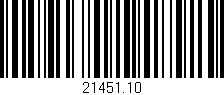 Código de barras (EAN, GTIN, SKU, ISBN): '21451.10'