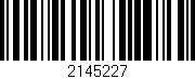 Código de barras (EAN, GTIN, SKU, ISBN): '2145227'