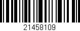 Código de barras (EAN, GTIN, SKU, ISBN): '21458109'