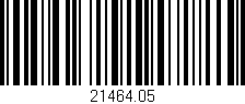 Código de barras (EAN, GTIN, SKU, ISBN): '21464.05'