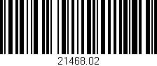 Código de barras (EAN, GTIN, SKU, ISBN): '21468.02'