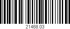 Código de barras (EAN, GTIN, SKU, ISBN): '21468.03'