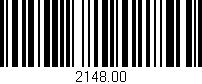 Código de barras (EAN, GTIN, SKU, ISBN): '2148.00'