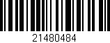 Código de barras (EAN, GTIN, SKU, ISBN): '21480484'