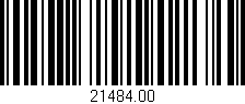 Código de barras (EAN, GTIN, SKU, ISBN): '21484.00'