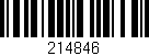 Código de barras (EAN, GTIN, SKU, ISBN): '214846'