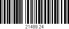 Código de barras (EAN, GTIN, SKU, ISBN): '21489.24'