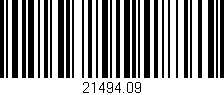 Código de barras (EAN, GTIN, SKU, ISBN): '21494.09'