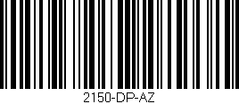 Código de barras (EAN, GTIN, SKU, ISBN): '2150-DP-AZ'