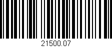 Código de barras (EAN, GTIN, SKU, ISBN): '21500.07'