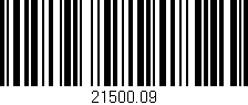Código de barras (EAN, GTIN, SKU, ISBN): '21500.09'