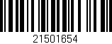 Código de barras (EAN, GTIN, SKU, ISBN): '21501654'